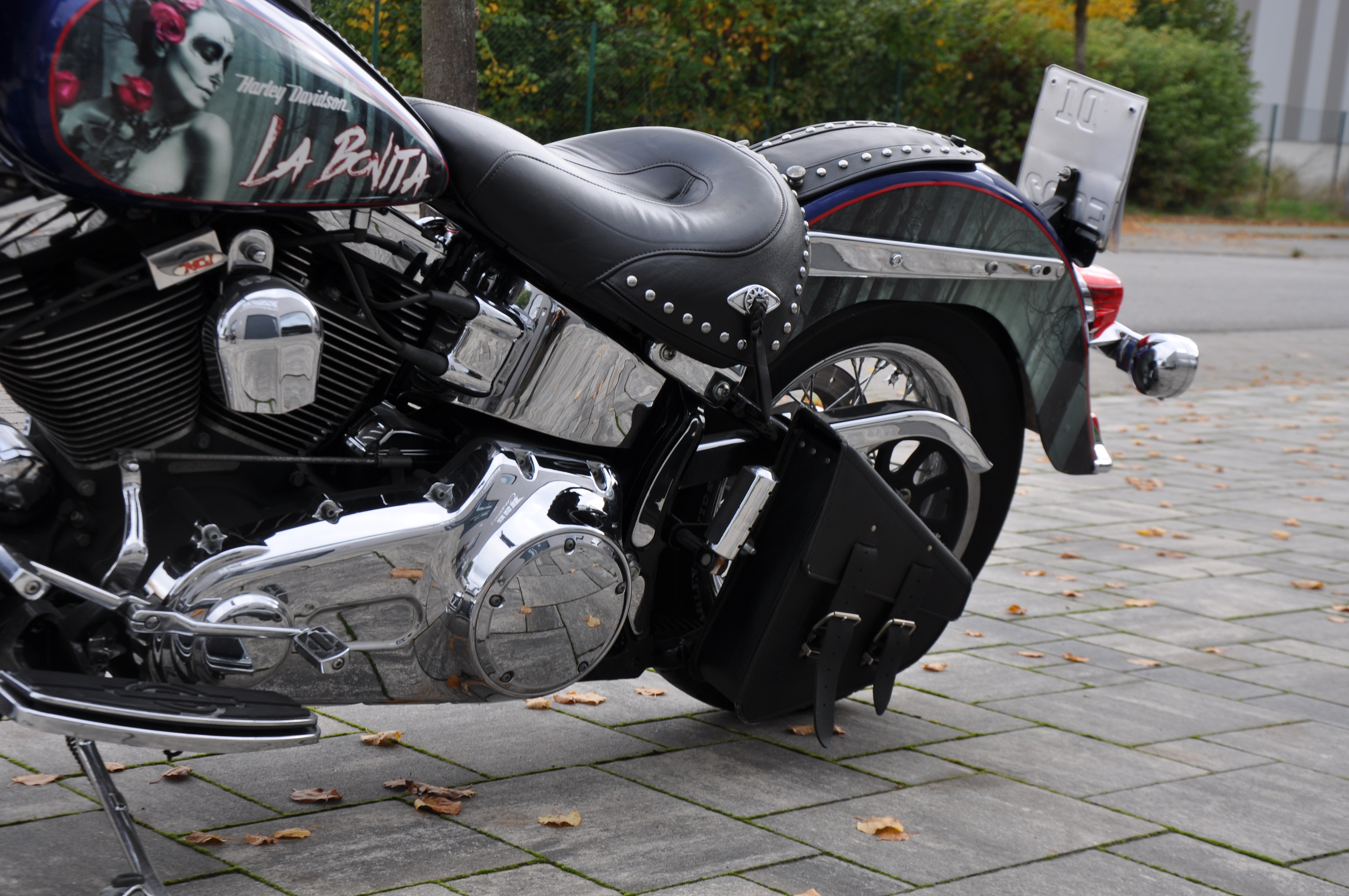 2008 Harley Davidson FLSTCi Heritage Softail Classic, TOP Zustand, viel Chrome 12 Monate Garantie Intec  