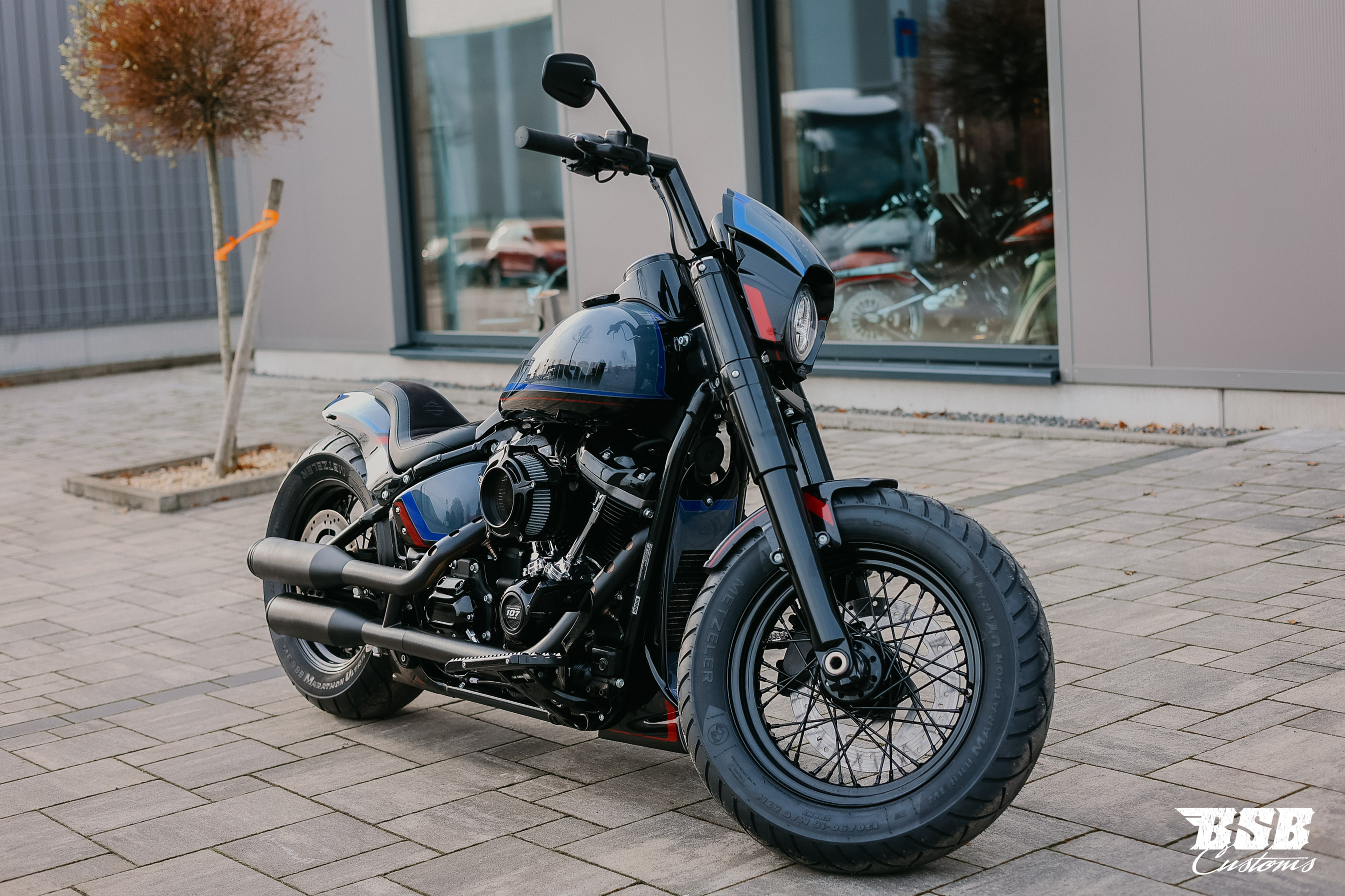 2019 Harley Davidosn FLSL Softail SLIM 107 mit edlem Umbau + Jekill & Hyde + 12 Monate Garantie // ab 350 EUR finanzieren*