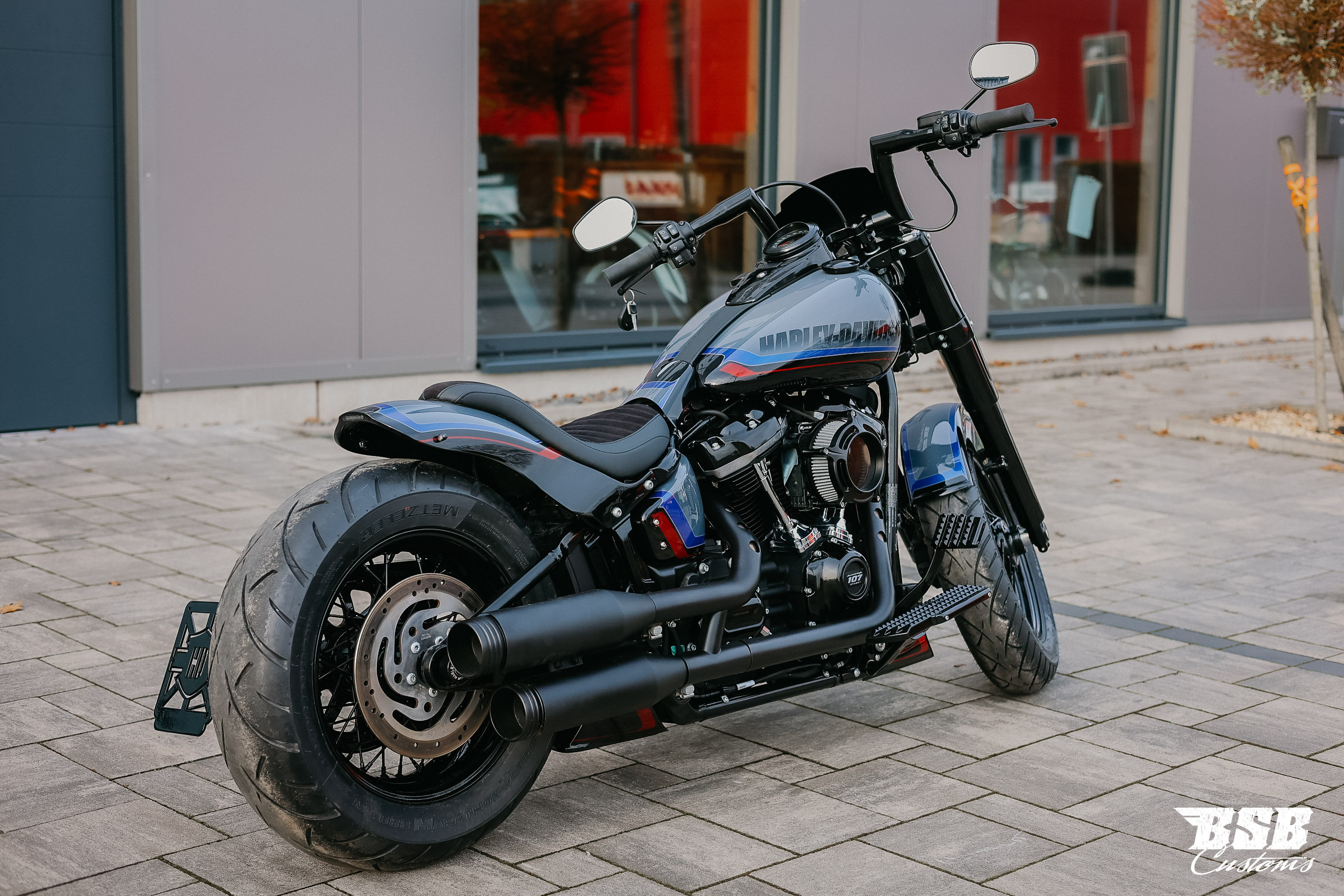 2019 Harley Davidosn FLSL Softail SLIM 107 mit edlem Umbau + Jekill & Hyde + 12 Monate Garantie // ab 350 EUR finanzieren*