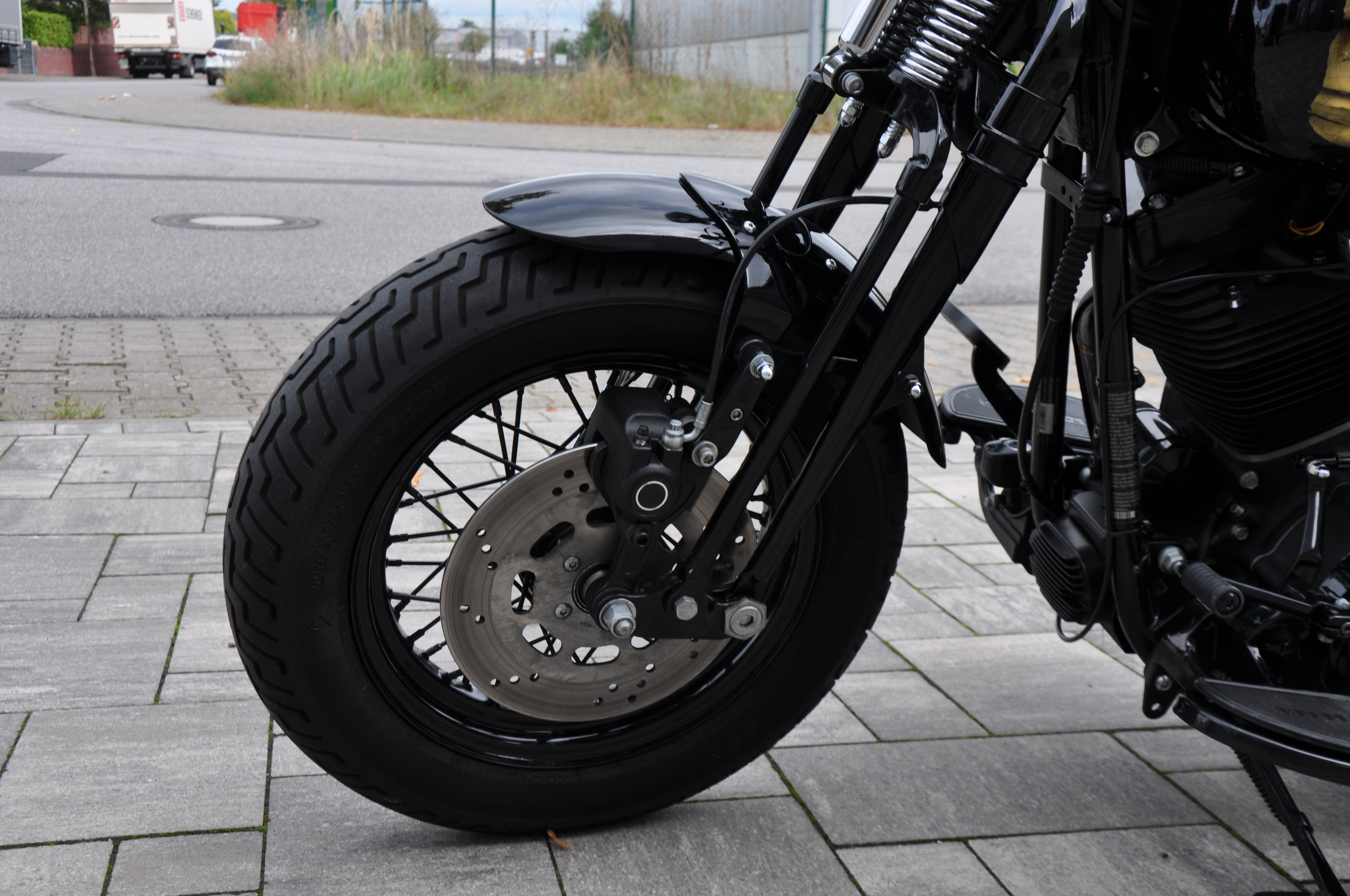 2008 Harley Davidson FLSTSB Cross Bones  Umbau / Top Zustand // MCJ Anlage 