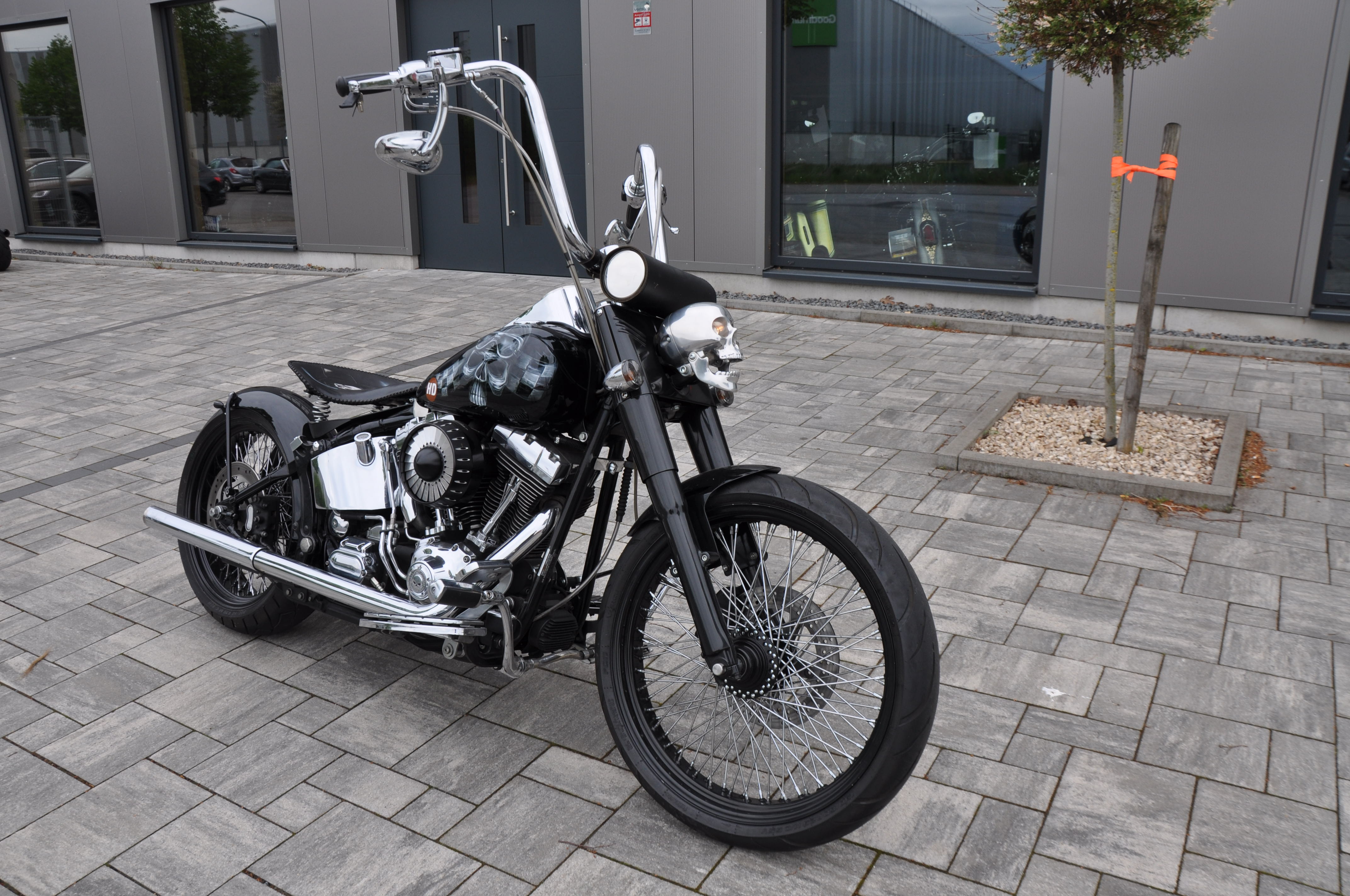 2006 Harley Davidson FLSTF FAT BOY 1449 ccm 5 Gang /// TOP BOBBER UMBAU ///  Finanzierung möglich 