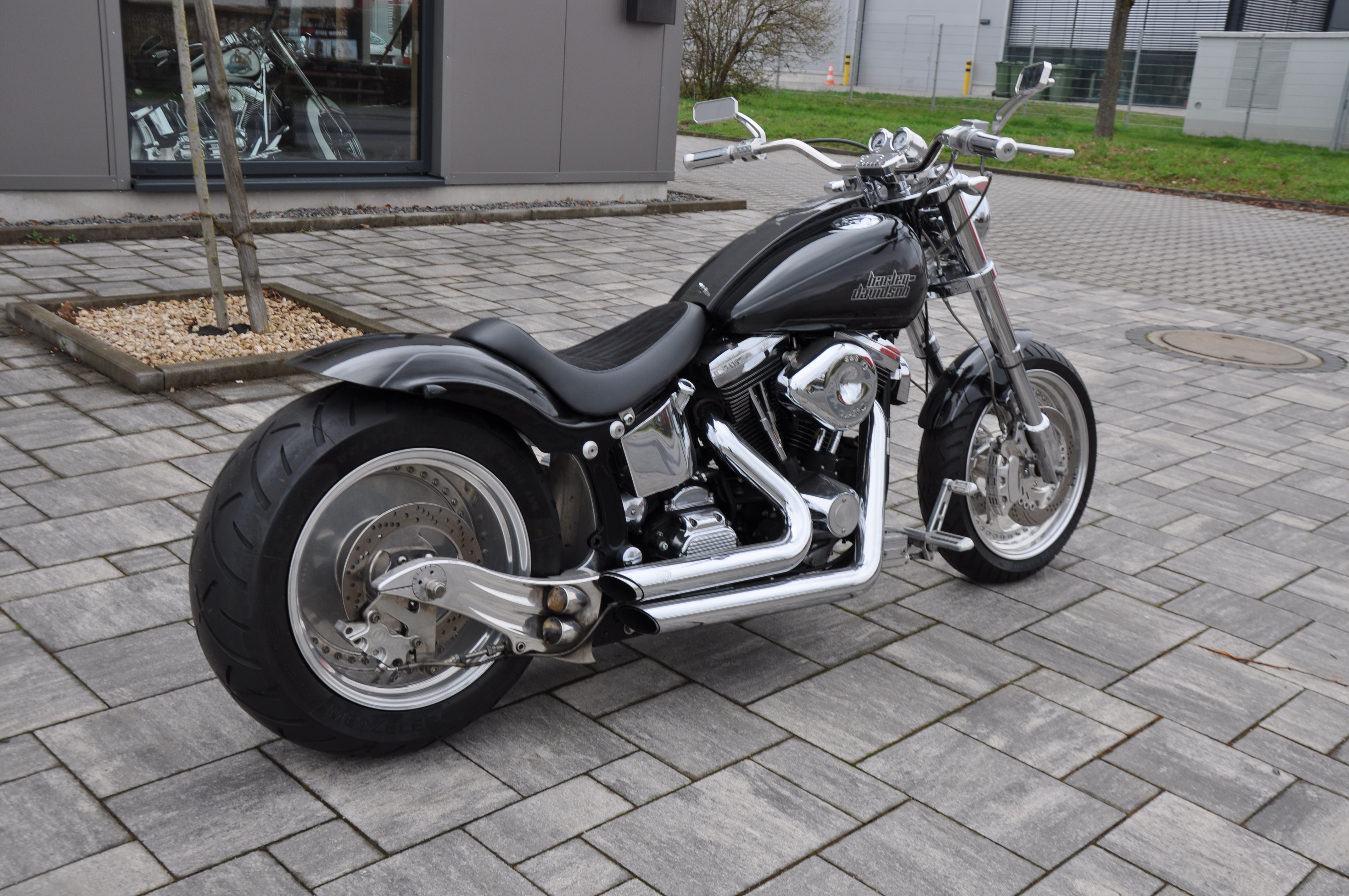 ´95 HD FXST Softail evo 240er Umbau mit edlen Teilen  Finanzierung ab 300,- eur möglich 