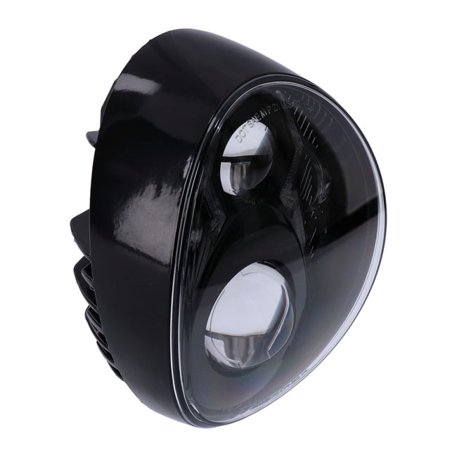 MCS Bright LED Scheinwerfer Oval Schwarz für 18-19 FXBR Breakout 107 und 18-22 FXBRS Breakout 117 – ECE & DOT Geprüft