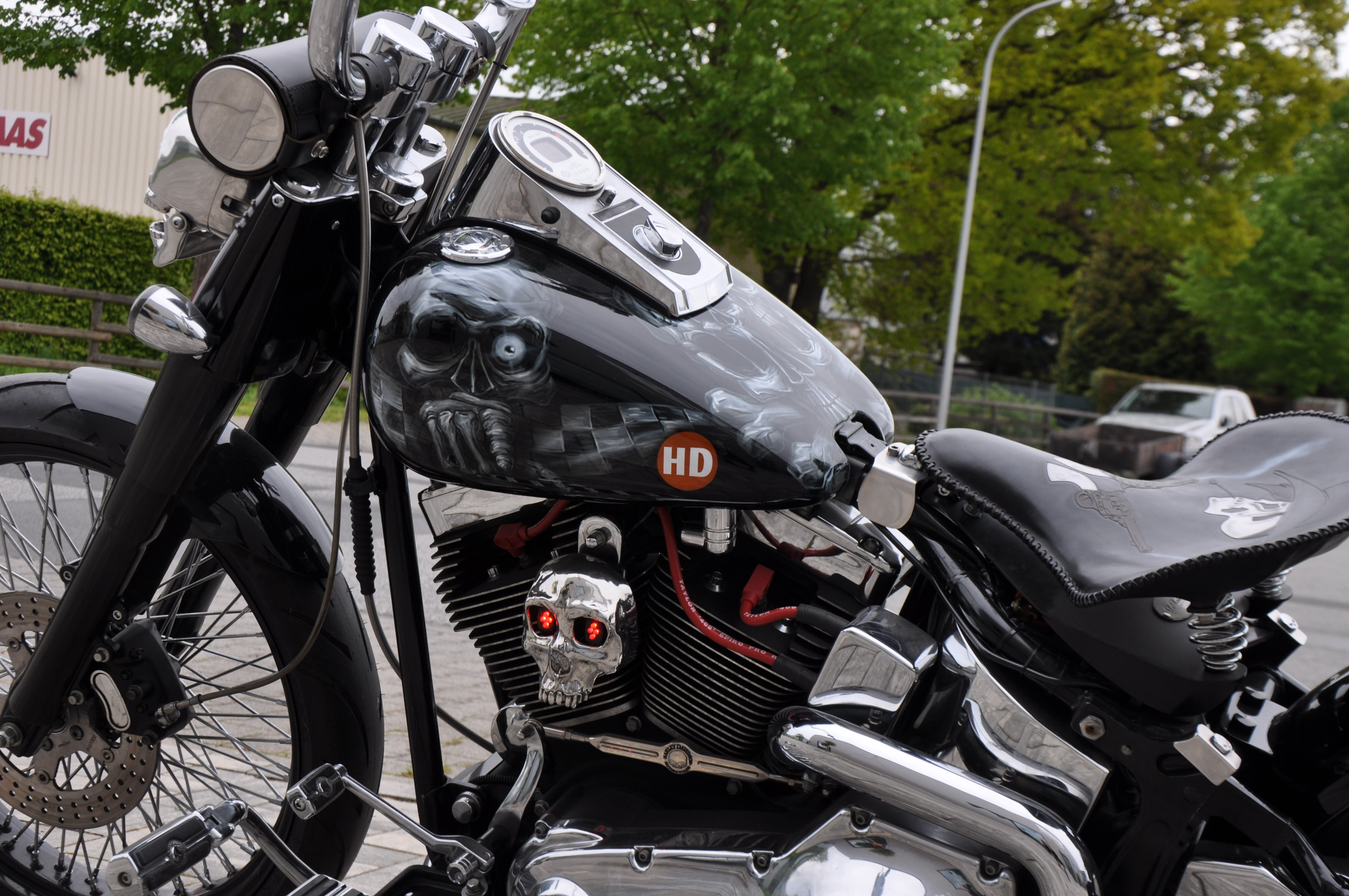 2006 Harley Davidson FLSTF FAT BOY 1449 ccm 5 Gang /// TOP BOBBER UMBAU ///  Finanzierung möglich 