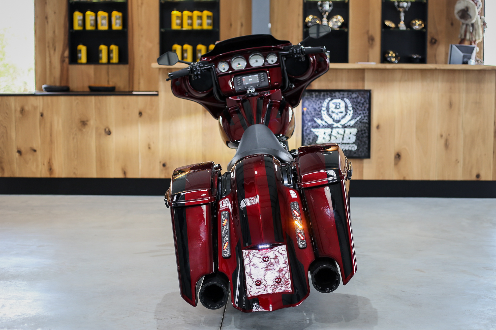 Taillight 3 in 1 Led Beleuchtung Bagger "BLANK"    Street Glide / Road Glide / Road King 