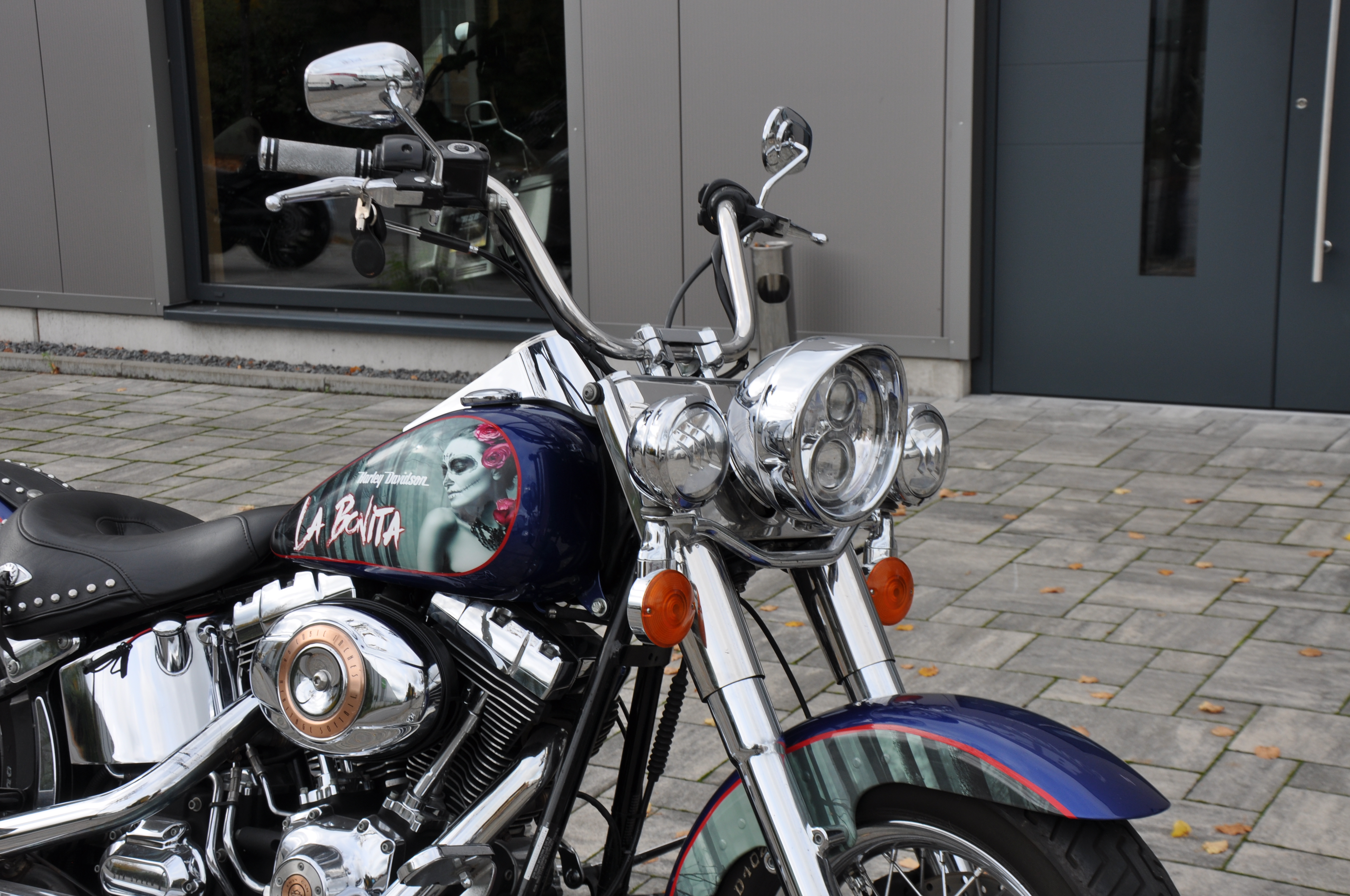 2008 Harley Davidson FLSTCi Heritage Softail Classic, TOP Zustand, viel Chrome 12 Monate Garantie Intec  