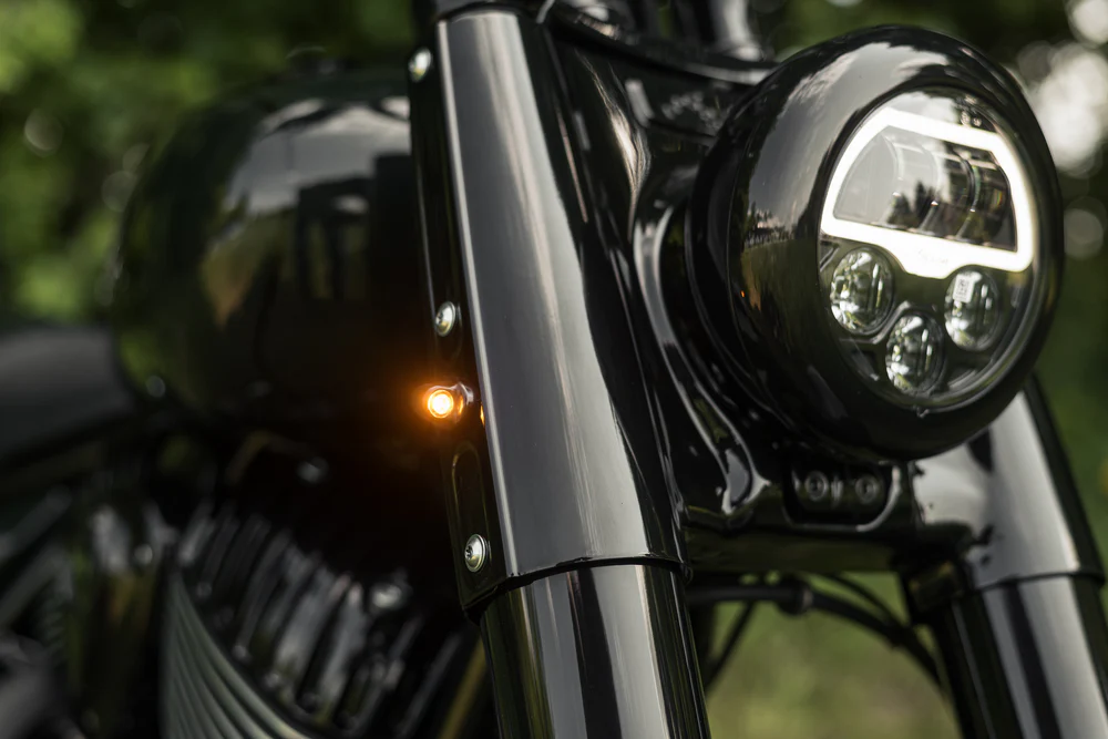 „Mohawk“ LED-Frontblinker für Indian Chief Bobber / Super Chief (ab 2014)