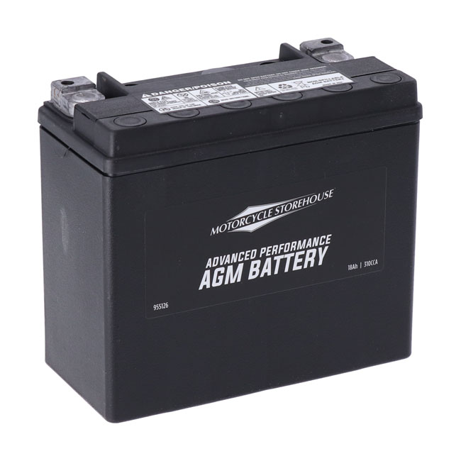 MCS Advance Series AGM Batterie 12V, 26Ah, 400CCA – Passend für Harley-Davidson Touring Modelle 1997-2024 & Trikes 