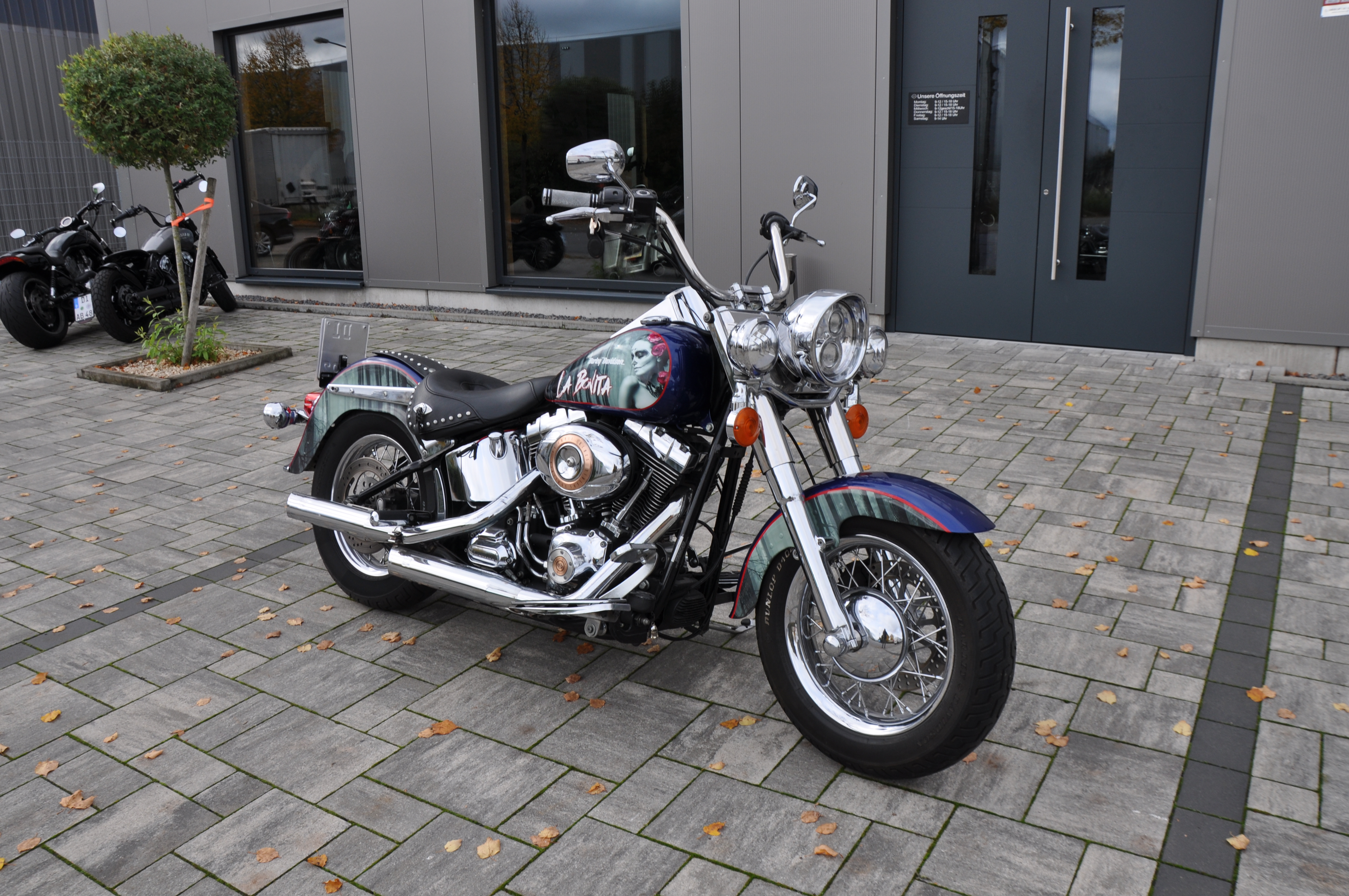 2008 Harley Davidson FLSTCi Heritage Softail Classic, TOP Zustand, viel Chrome 12 Monate Garantie Intec  