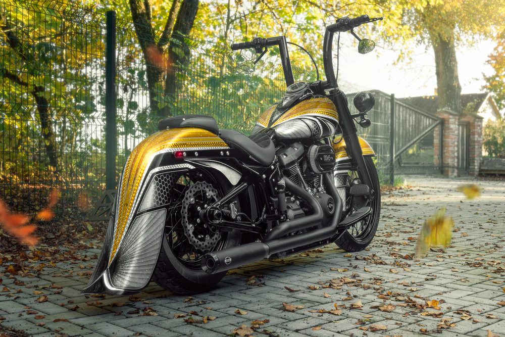 Killer Custom REAR- FENDER 7,5" STRETCH SOFTAIL FENDER  FÜR 2018-2024 M8 SOFTAIL  