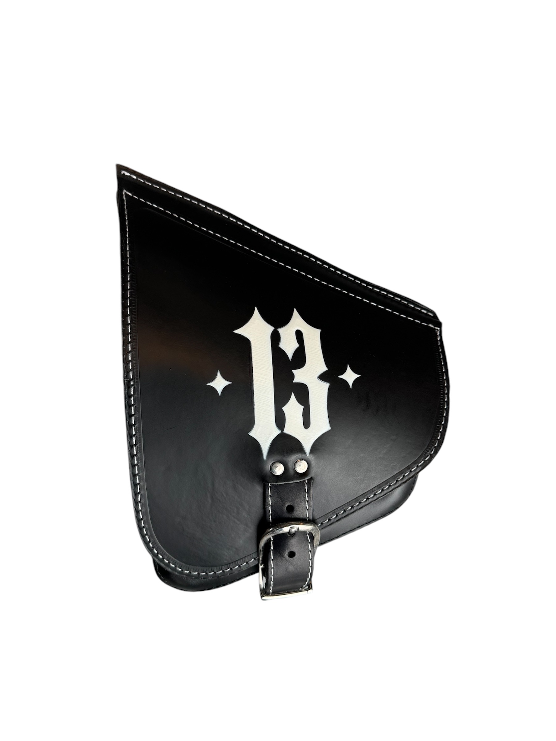 "Men of Mayhem 13" Hochwertige AGM Softail Schwingentasche + Werkzeugtasche  als set Echtleder inkl. Lederriemen 