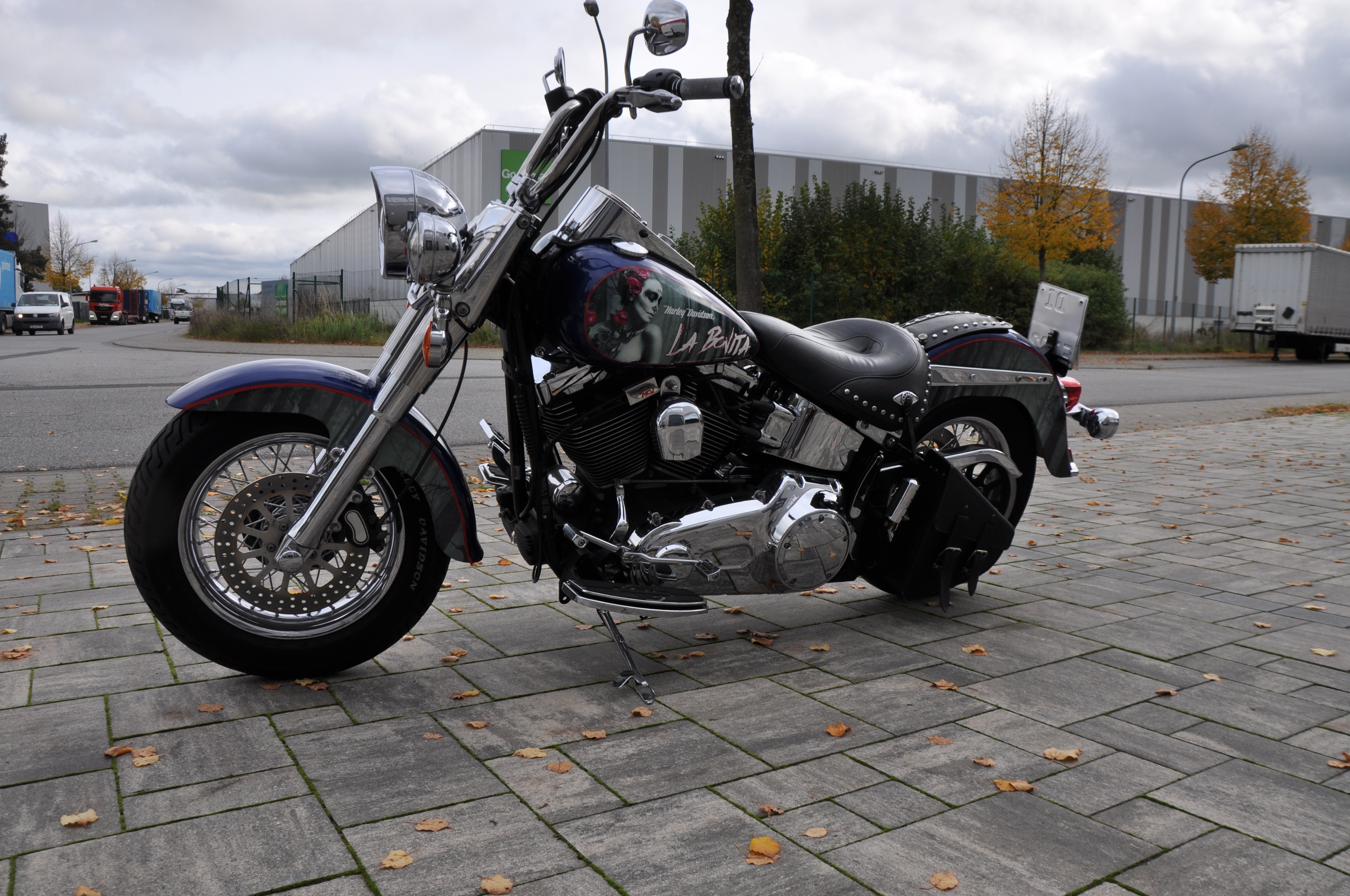 2008 Harley Davidson FLSTCi Heritage Softail Classic, TOP Zustand, viel Chrome 12 Monate Garantie Intec  