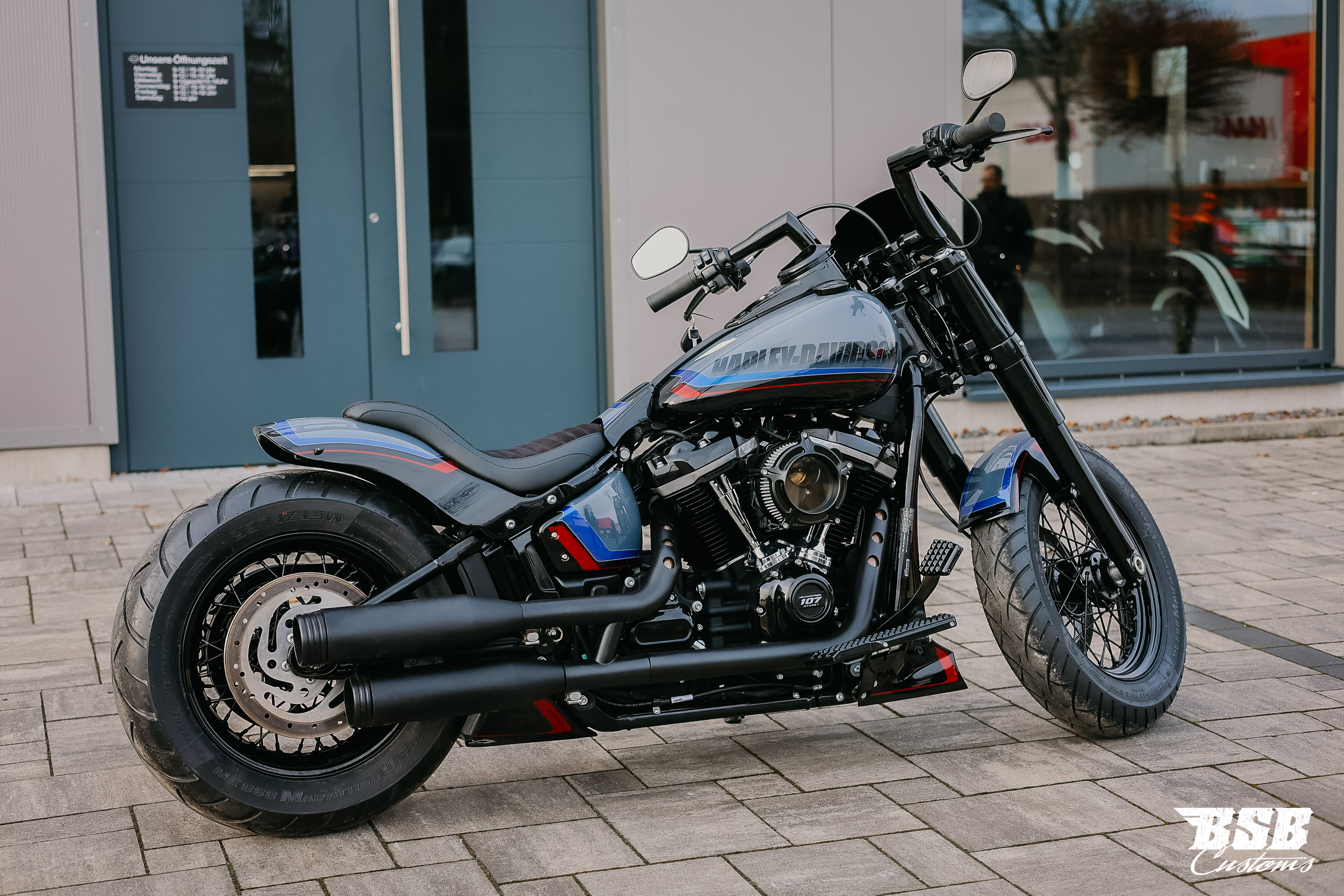 2019 Harley Davidosn FLSL Softail SLIM 107 mit edlem Umbau + Jekill & Hyde + 12 Monate Garantie // ab 350 EUR finanzieren*