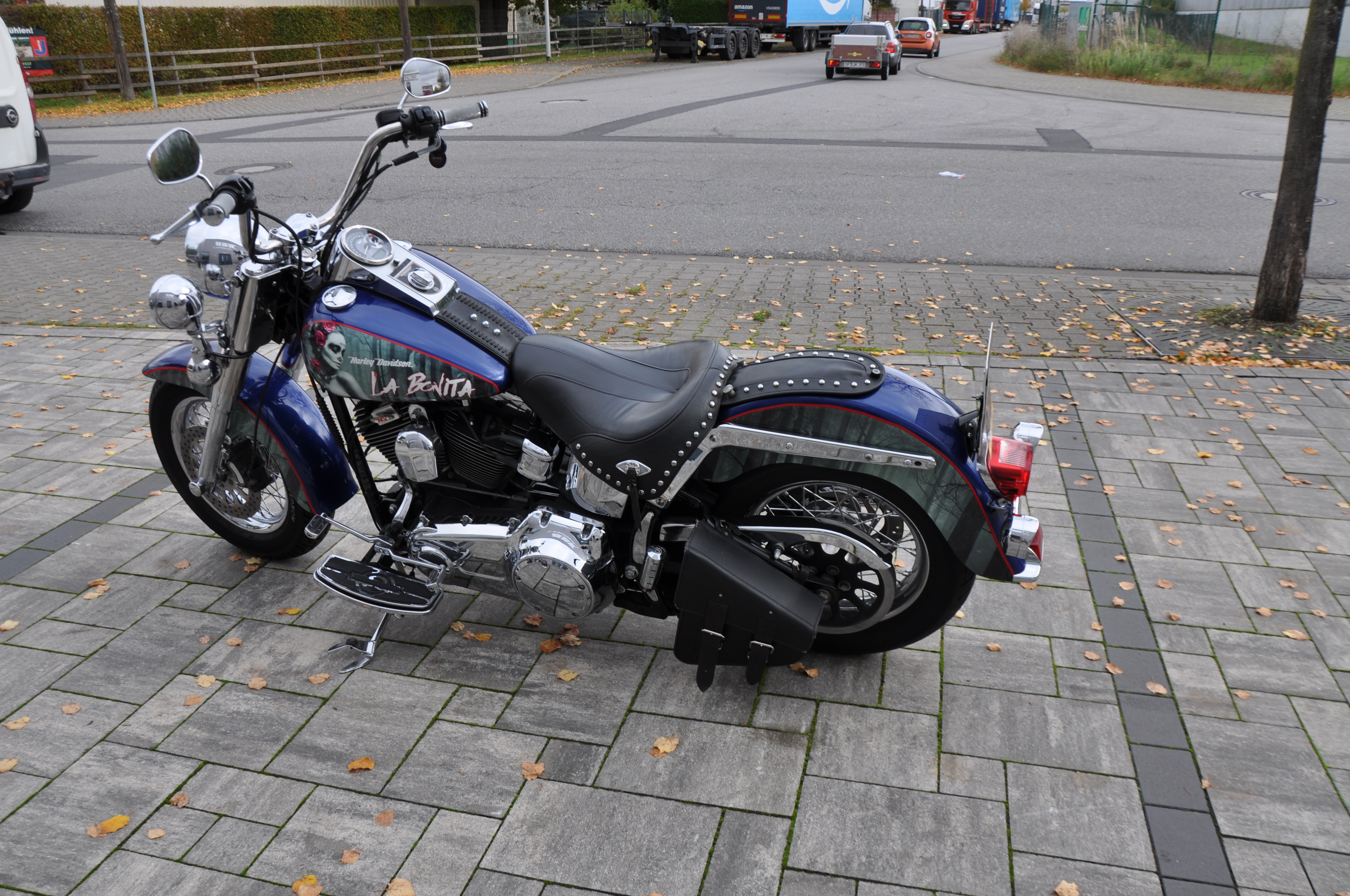 2008 Harley Davidson FLSTCi Heritage Softail Classic, TOP Zustand, viel Chrome 12 Monate Garantie Intec  