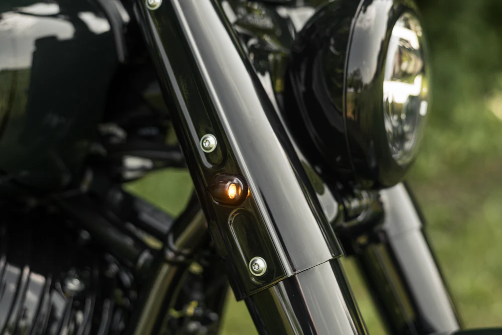 „Mohawk“ LED-Frontblinker für Indian Chief Bobber / Super Chief (ab 2014)