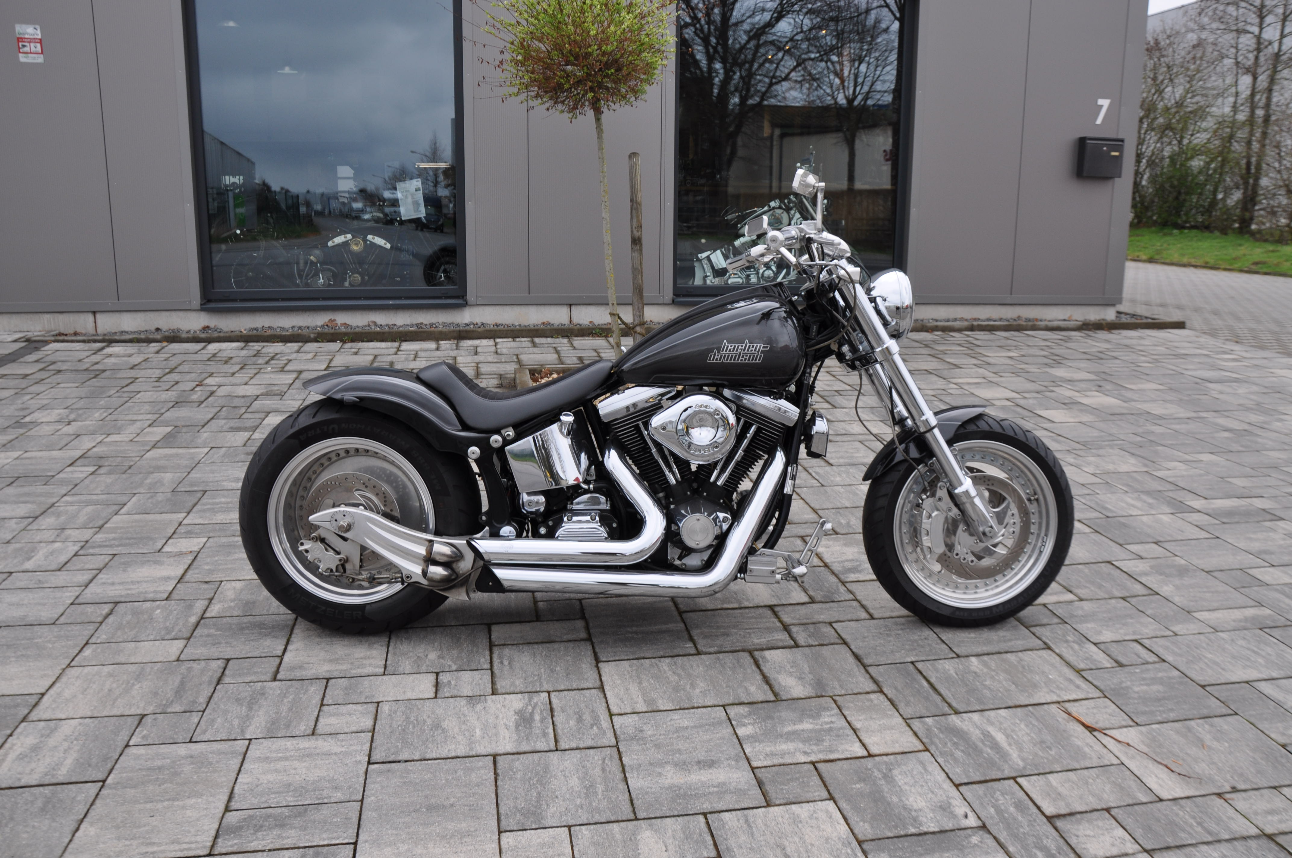 ´95 HD FXST Softail evo 240er Umbau mit edlen Teilen  Finanzierung ab 300,- eur möglich 