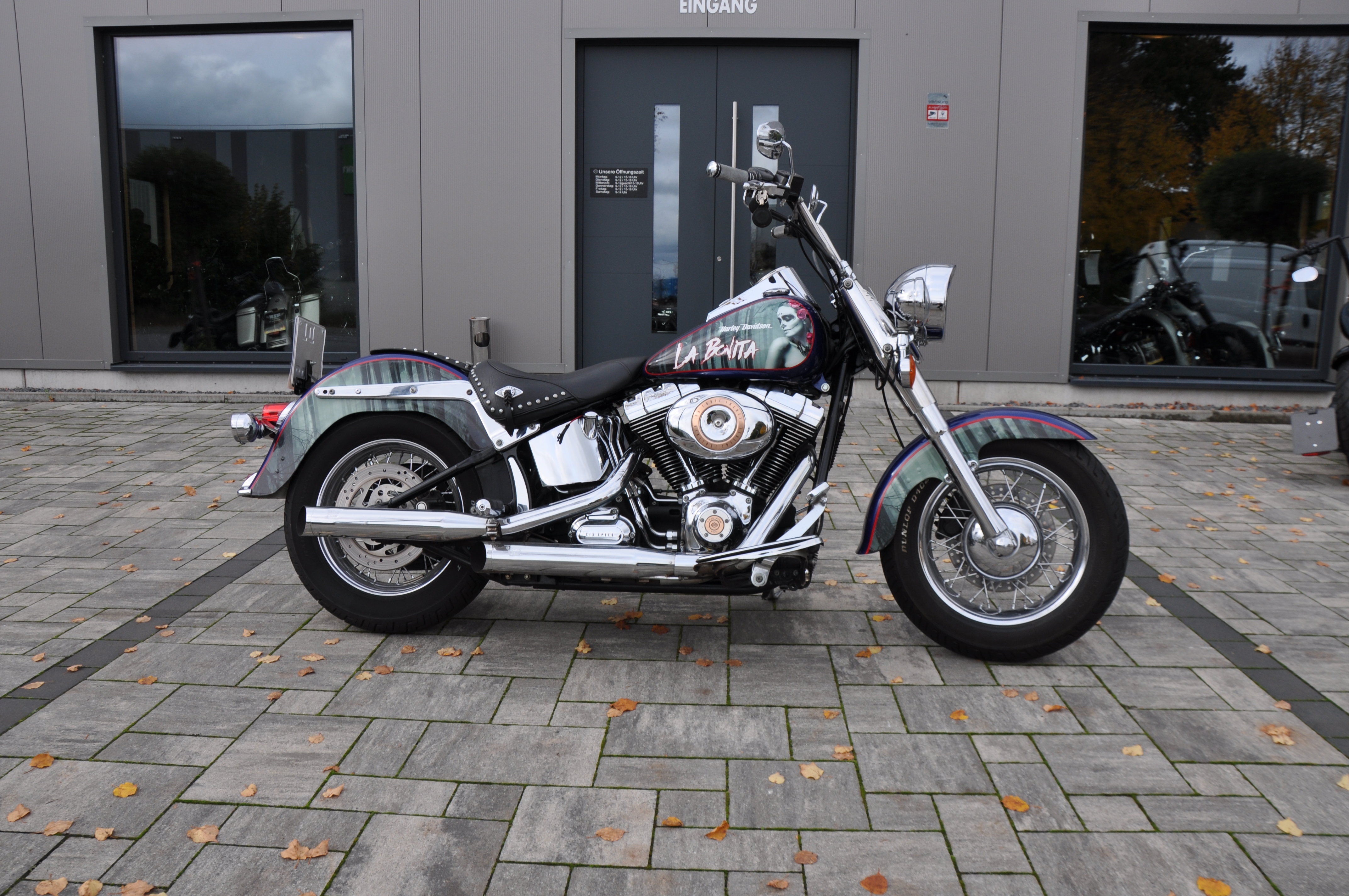 2008 Harley Davidson FLSTCi Heritage Softail Classic, TOP Zustand, viel Chrome 12 Monate Garantie Intec  