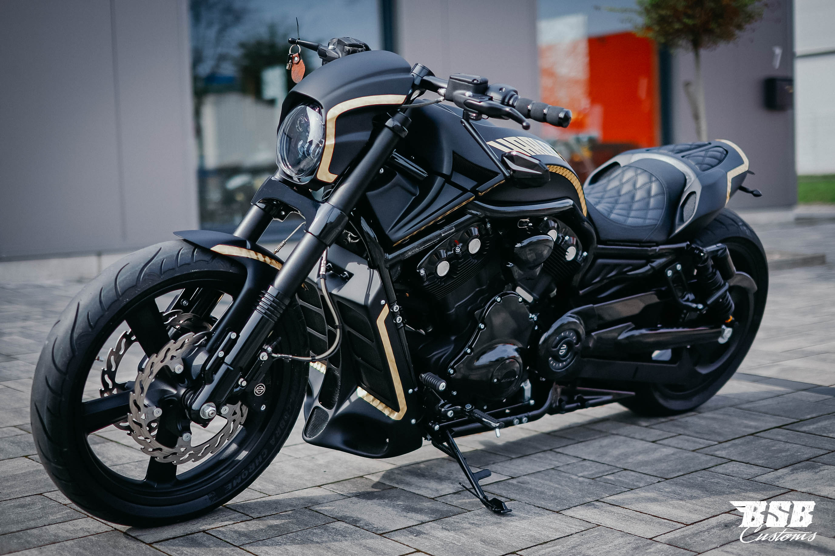 Black LED Scheinwerfer-Kit für V-Rod 'Night Ride' – ECE-Zugelassen Night Rod , Muscle , Night Rod 