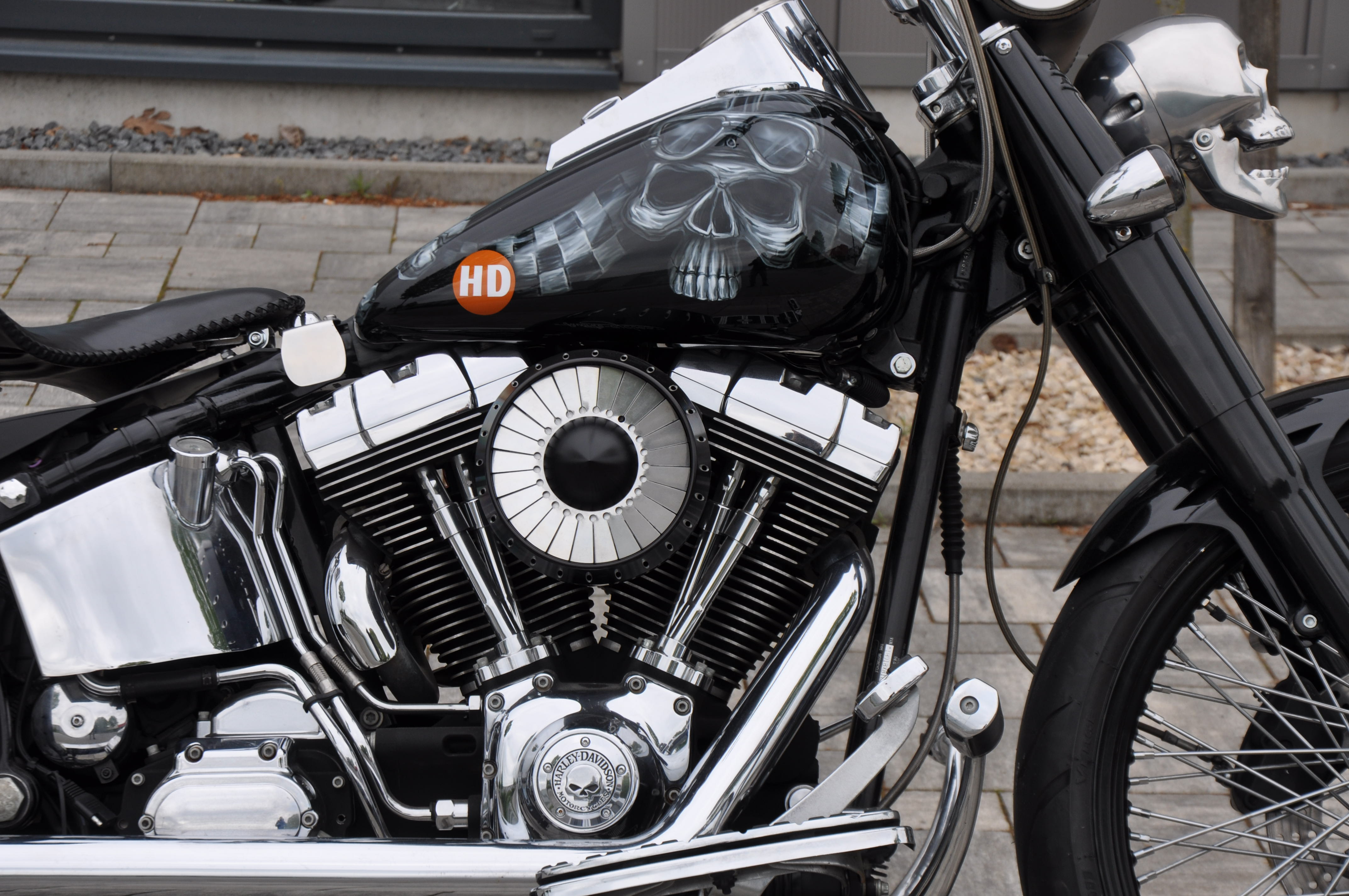 2006 Harley Davidson FLSTF FAT BOY 1449 ccm 5 Gang /// TOP BOBBER UMBAU ///  Finanzierung möglich 