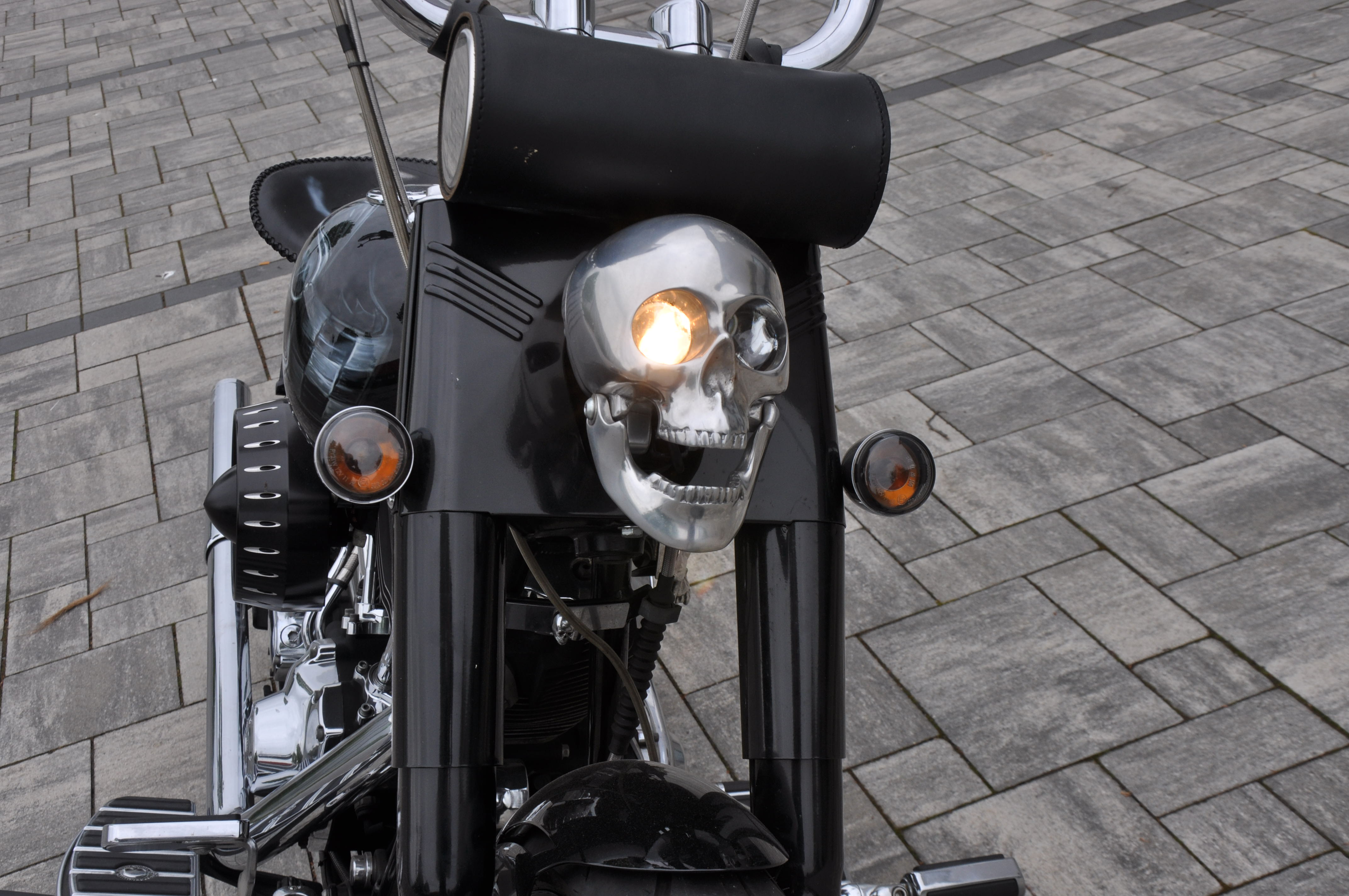 2006 Harley Davidson FLSTF FAT BOY 1449 ccm 5 Gang /// TOP BOBBER UMBAU ///  Finanzierung möglich 