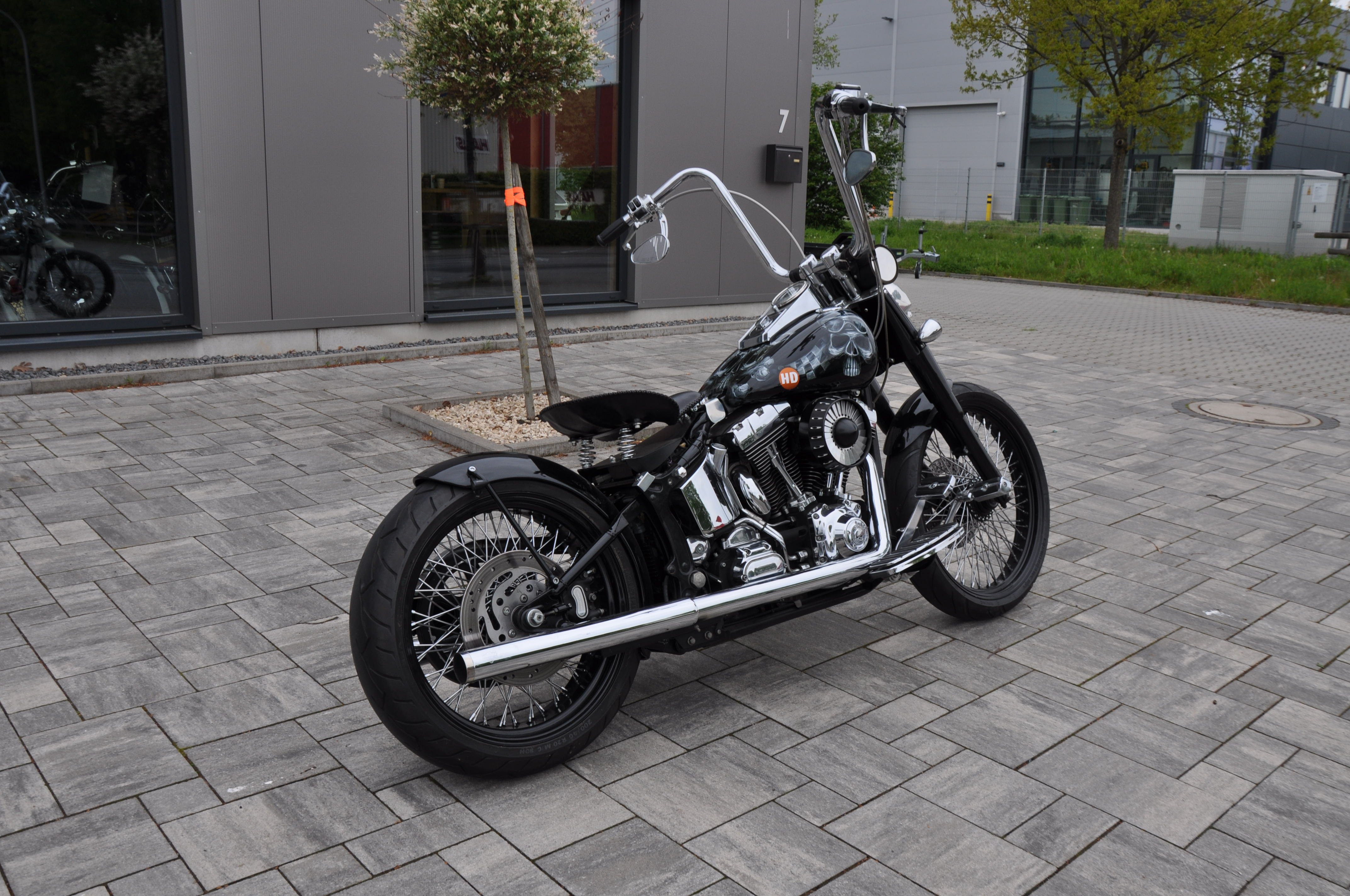 2006 Harley Davidson FLSTF FAT BOY 1449 ccm 5 Gang /// TOP BOBBER UMBAU ///  Finanzierung möglich 