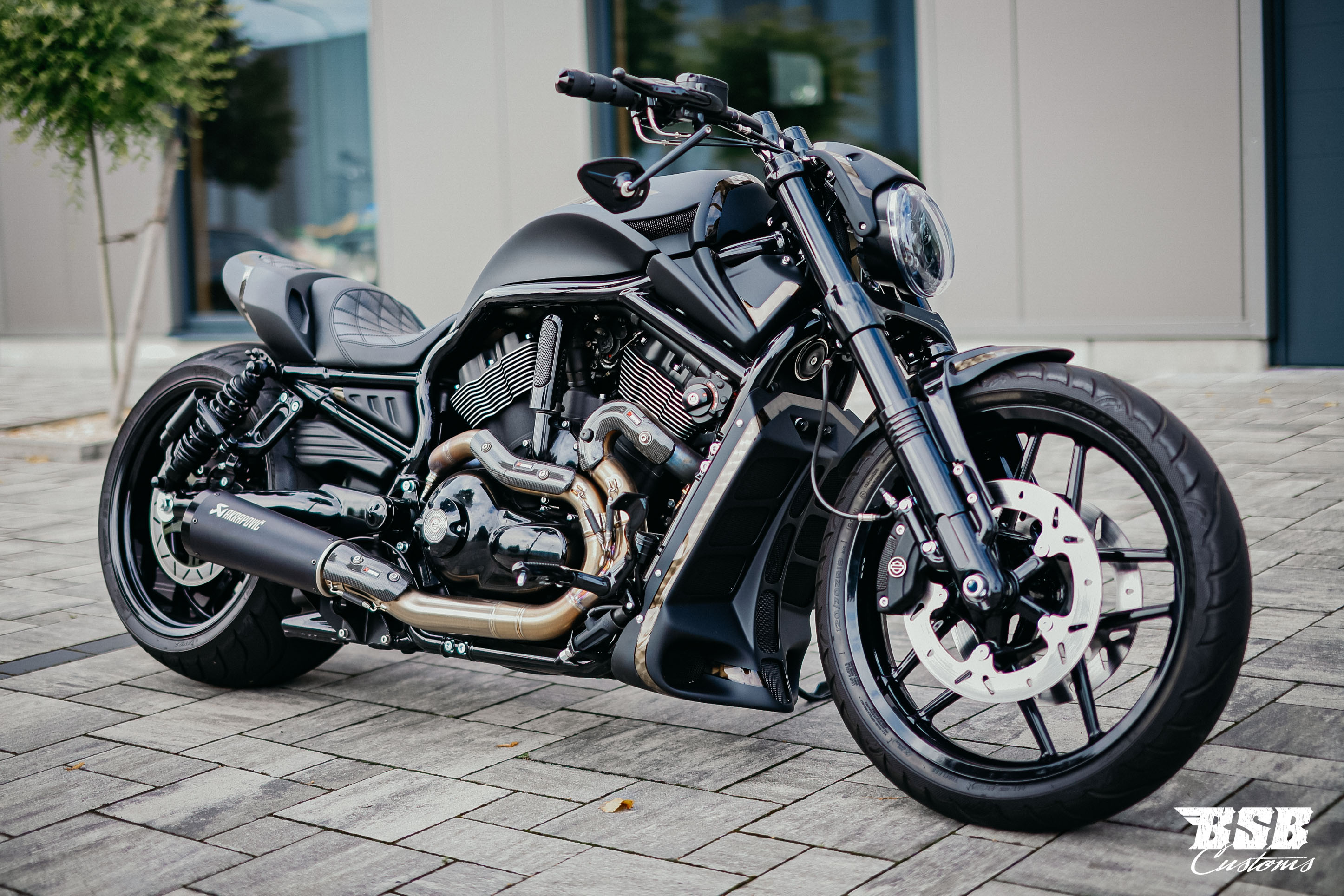 Black LED Scheinwerfer-Kit für V-Rod 'Night Ride' – ECE-Zugelassen Night Rod , Muscle , Night Rod 