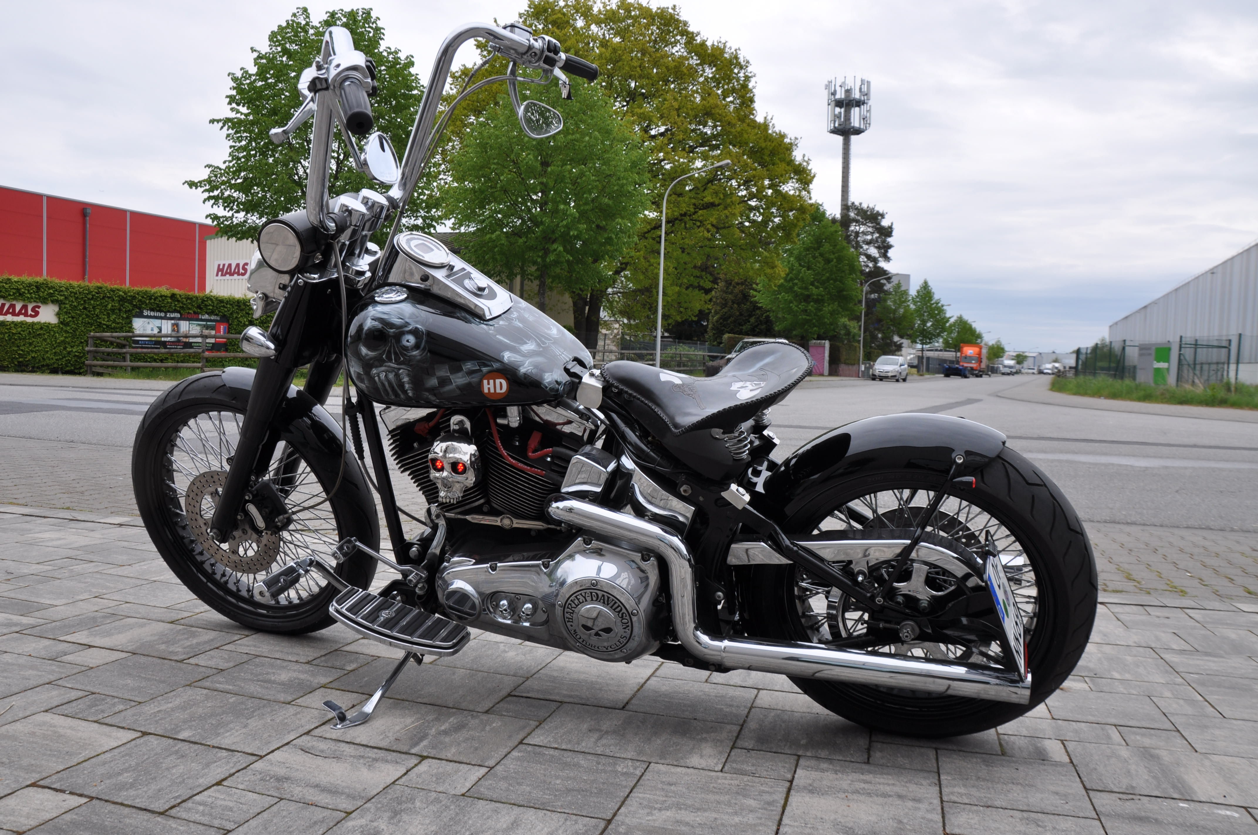 2006 Harley Davidson FLSTF FAT BOY 1449 ccm 5 Gang /// TOP BOBBER UMBAU ///  Finanzierung möglich 