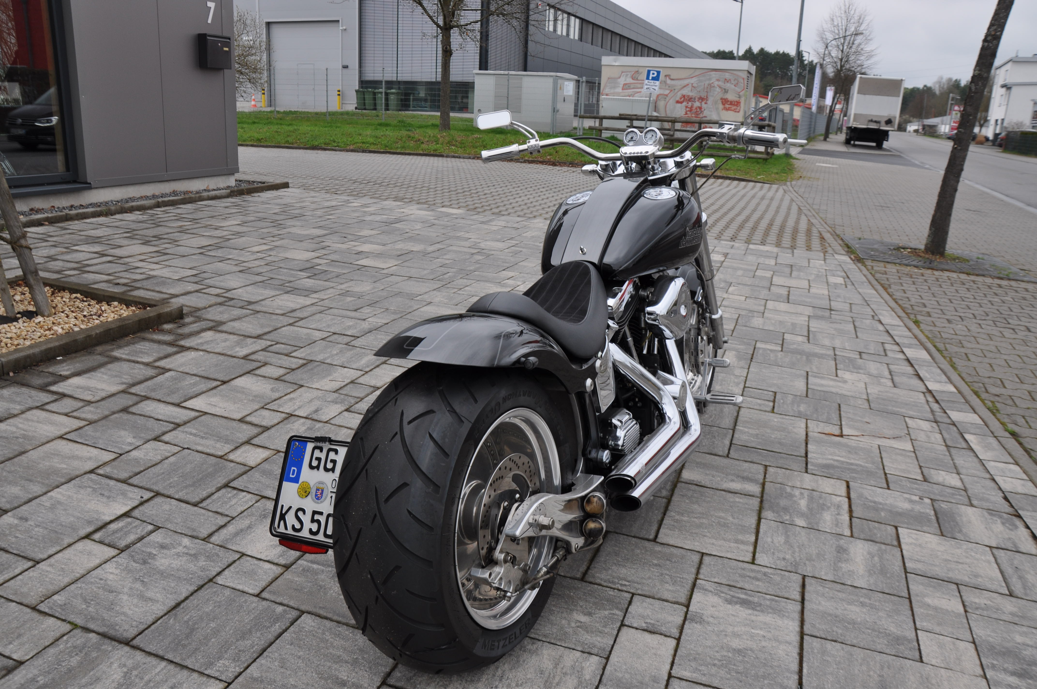 ´95 HD FXST Softail evo 240er Umbau mit edlen Teilen  Finanzierung ab 300,- eur möglich 