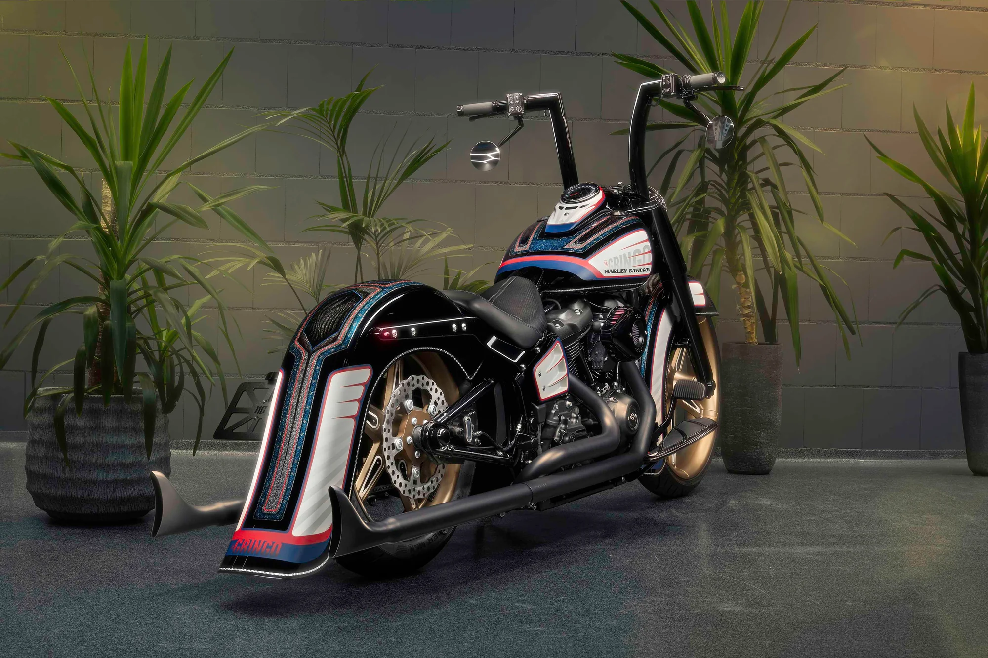 Killer Custom REAR- FENDER 7,5" STRETCH SOFTAIL FENDER  FÜR 2018-2024 M8 SOFTAIL  