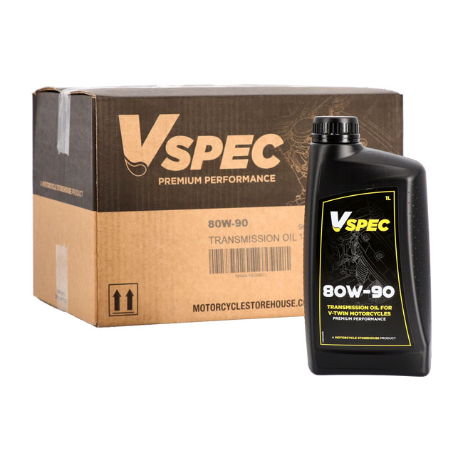 Vspec 80W90 Mineral Getriebeöl – Ultimativer Schutz für Big Twin Modelle (36-24) 1 Liter 