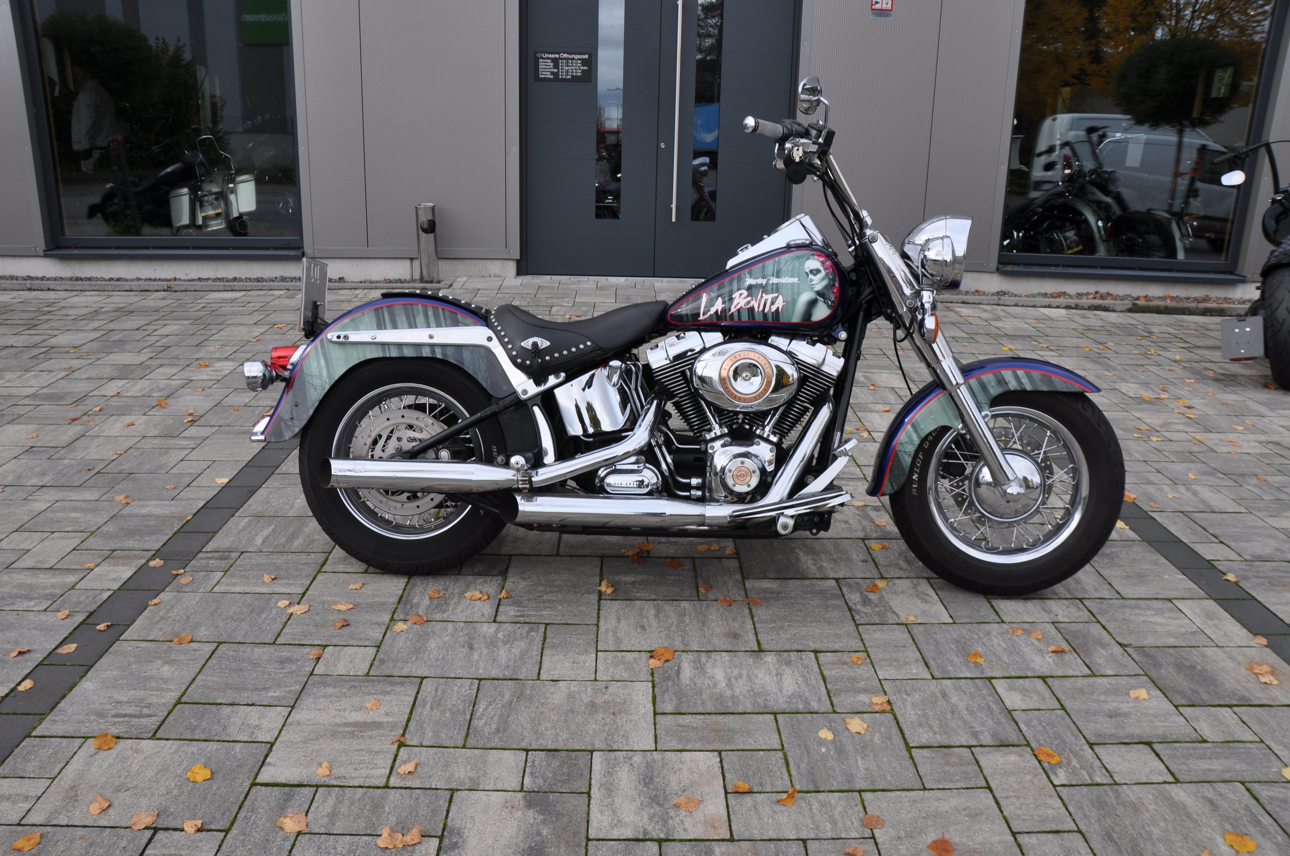 2008 Harley Davidson FLSTCi Heritage Softail Classic, TOP Zustand, viel Chrome 12 Monate Garantie Intec  