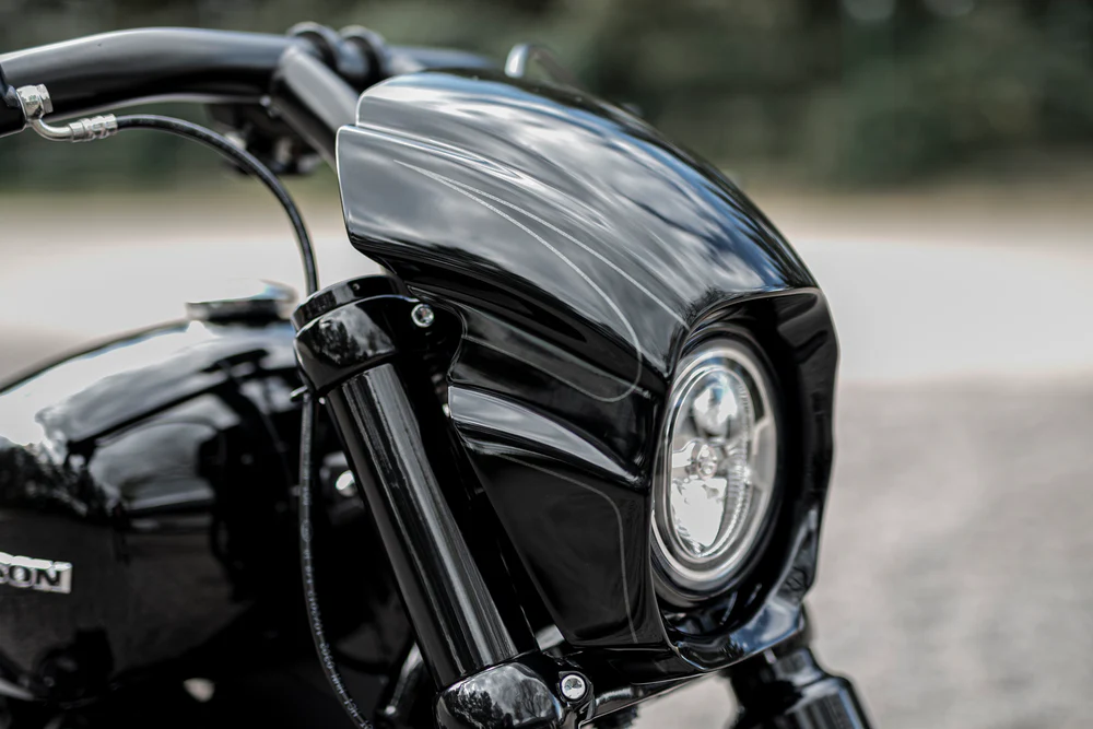 HARLEY-DAVIDSON "Aggressor" Series Softail Street Bob FXBB/S And Low Rider FXLR Headlight Fairing 2018-2024