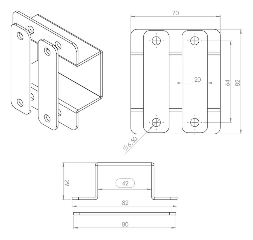 Satteltaschenhalter für Harley-Davidson Sportster (2001–2021) – Links